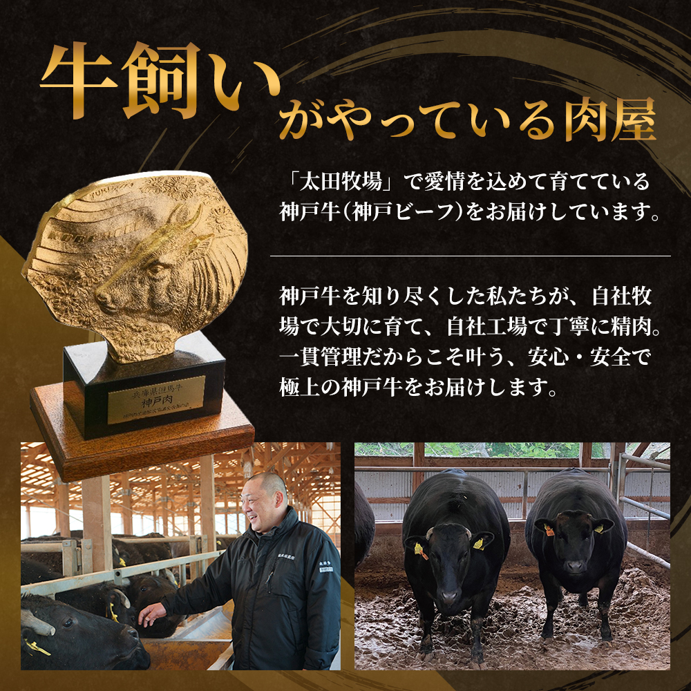 神戸牛 訳あり 切り落とし 400g 小分け 切り落とし 不揃い 規格外 牛肉 肉