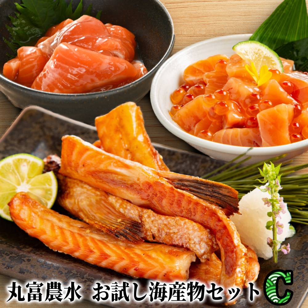 11-217 【年内配送12月15日入金まで】丸富農水お試し海産物セットＣ within2025