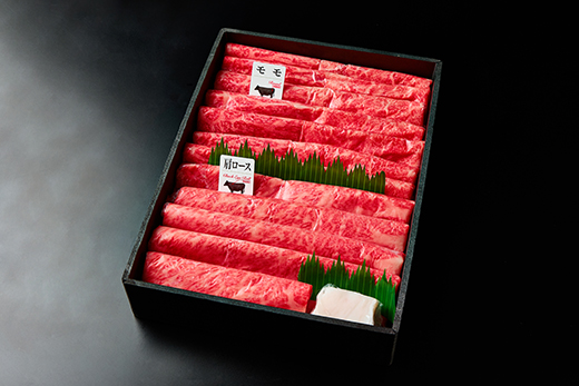 A5等級未経産雌牛　近江牛 赤身 肩ロース 食べ比べ すきやき 1kg【FO42W】