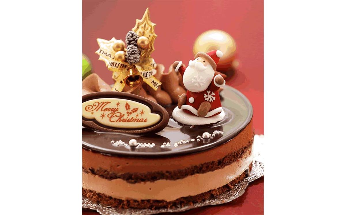 北海道新ひだか町のふるさと納税 北海道・新ひだか町のクリスマスケーキ『プレミアムショコラ』ちょっとリッチなチョコレートケーキ【お届け予定：12/20～12/24】冷凍発送