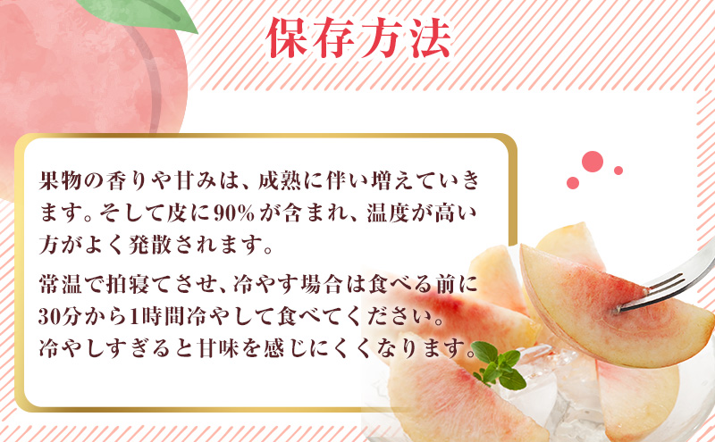 2025年 先行予約 】 桃 岡山県産 加納岩 白桃 約1.5kg (5～7玉