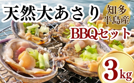 岬だよりの＜知多半島名物＞天然大あさり 半割り冷凍3kg