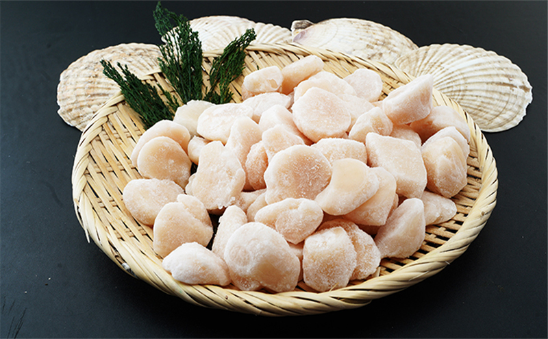 訳あり北海道 オホーツク海産 冷凍 帆立 貝柱 700g フレーク ほたて ホタテ 刺身 玉冷 魚介 国産 サロマ湖