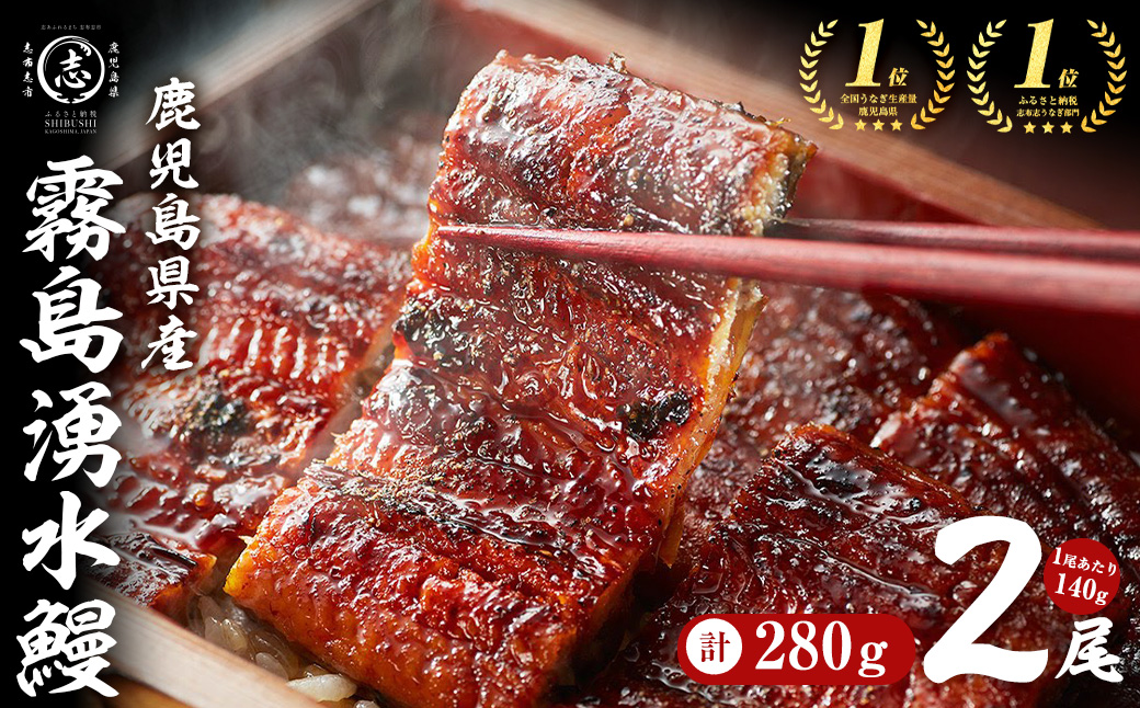 【志布志市人気No.1お礼の品】霧島湧水鰻