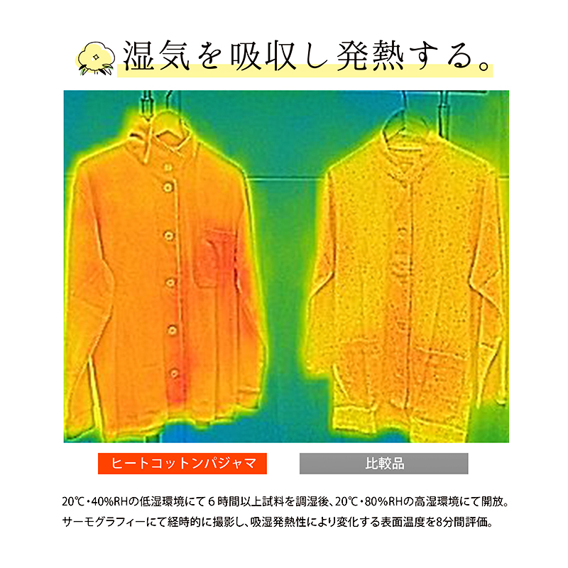 通販生活　ヒートコットン　レディースパジャマLサイズ　日本製 通販生活®通販生活のヒートコットンパジャマ｜【公式】カタログ