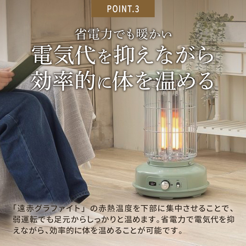 グラファイトフレームヒーター(AEH-GF80A) | すべての商品