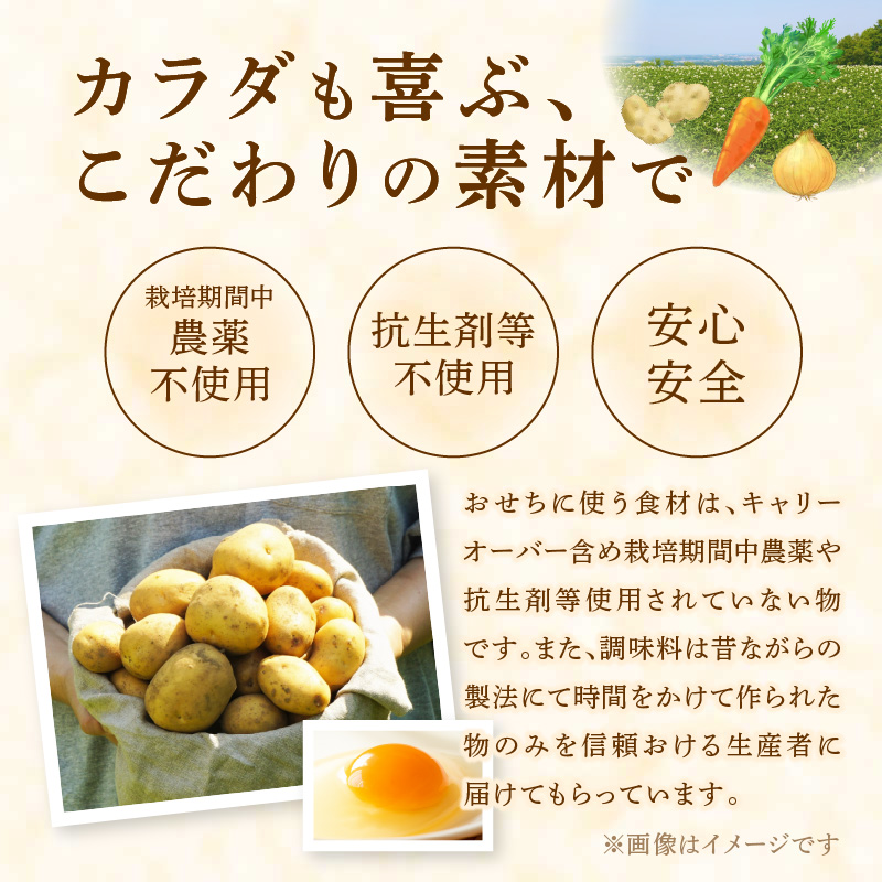 愛知県小牧市のふるさと納税 フレンチシェフが作る完全手作りおせち2026（2人前）［043C12］