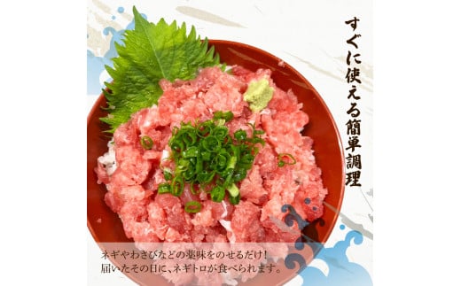 土佐の魚とお酒のおきゃくセット C（ネギトロコース）マグロのネギトロ 約380～400g 3～4人前