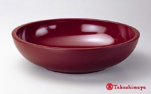 〈北市漆器店〉そばこね鉢（銀朱）【高島屋選定品】[60C0526] F6P-1606