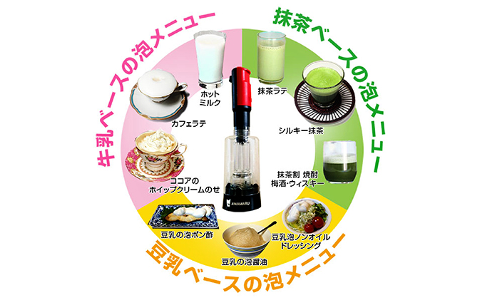 「 あわ丸 」くん 抹茶 スマート スタイル セット （ ブラック ＆ レッド ） 雑貨 日用品 