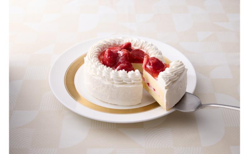 クリスマスストロベリーショートケーキ（5号・直径約15cm）｜十日町すこやかファクトリー アレルギー対応 特定原材料不使用 クリスマスケーキ ストロベリー ショートケーキ 洋菓子 スイーツ 新潟県 