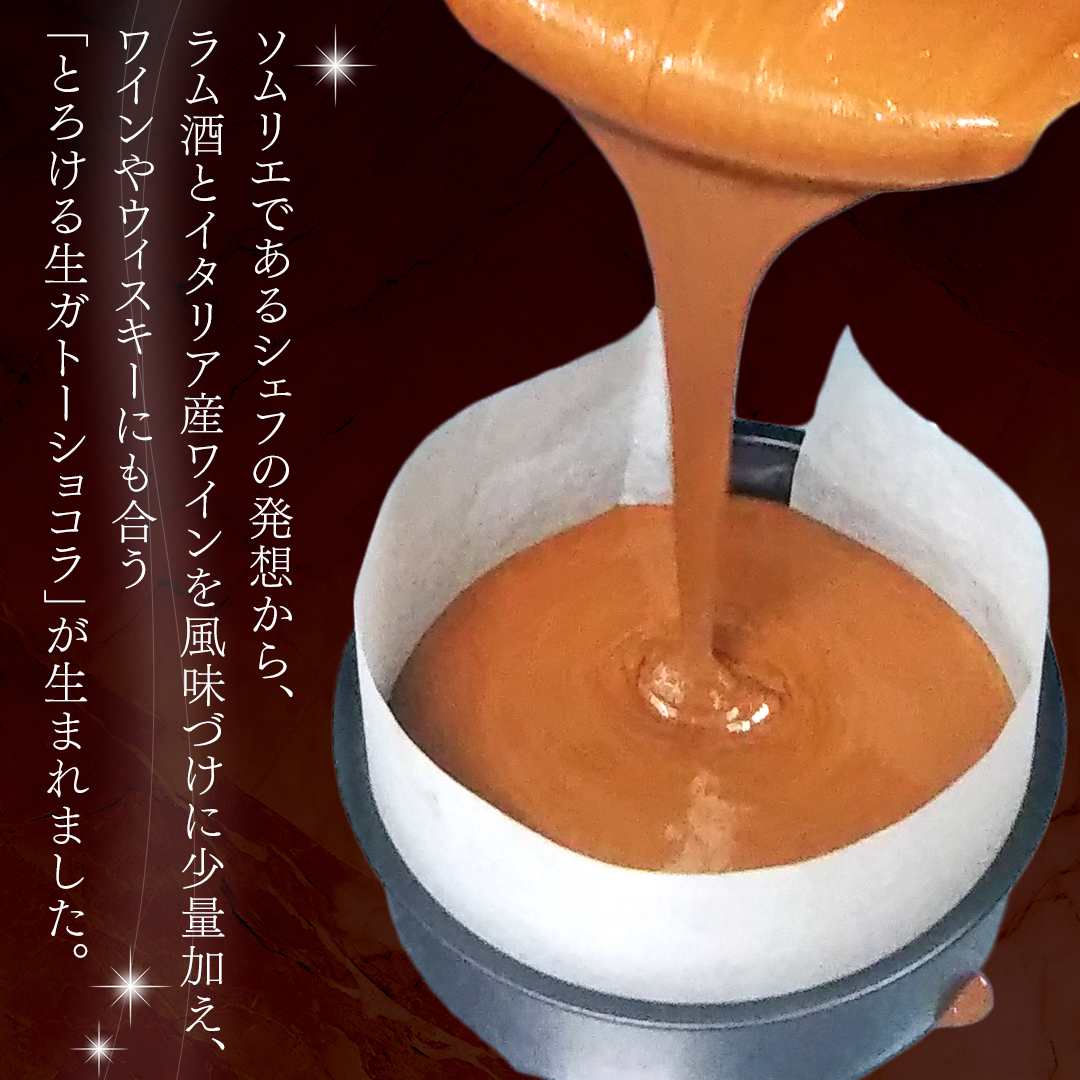 茨城県筑西市のふるさと納税 スイーツコンテスト 日本一 シェフ の「 とろける 生 ガトーショコラ 」 5号 手作り ケーキ チョコ チョコレート ショコラ 誕生日 バースデーケーキ 誕生日ケーキ クリスマス クリスマスケーキ [CF016ci]