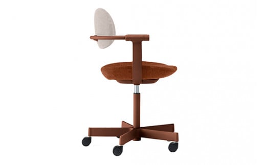 イトーキ『バーテブラ03』5本脚  抵抗付きウレタンキャスター KS張地：ペニー×グレイン（KG825KSM1F1113F）【EI128W】