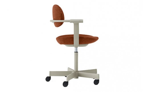 イトーキ『バーテブラ03』5本脚  抵抗付きウレタンキャスター KS張地：ペニー(KG825KSM1L411CF)【EI146W1】