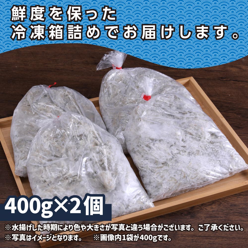 MMK014 訳あり釜揚げシラス400g×2個 高知県産 釜揚げしらす 簡易梱包 わけあり 不揃い シラス 国産 釜揚げ 新鮮 しらす丼 海鮮丼 お茶漬け 冷凍配送 塩分控えめ お取り寄せ