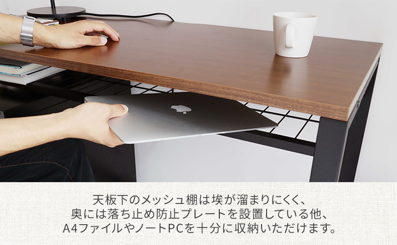 ワークデスク Work Desk Expand ヴィンテージナチュラル オープン棚付き 市場家具