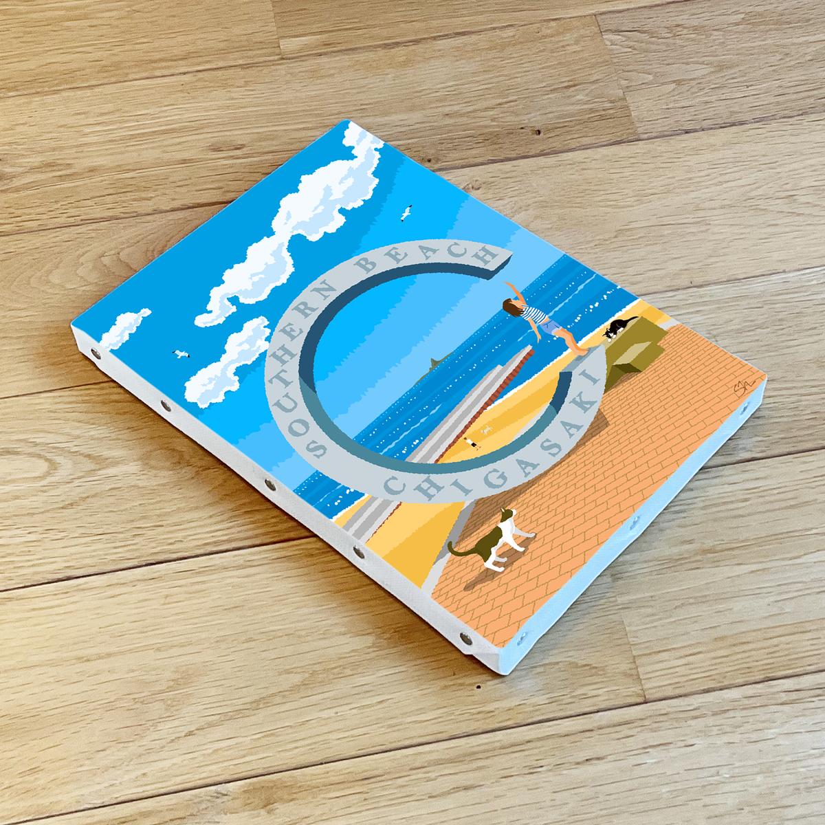 ゴンサーロ・サルバ、ネグレテ山脈の風景、新品額装付、画集画 柘榴に鸚鵡(KOSON)