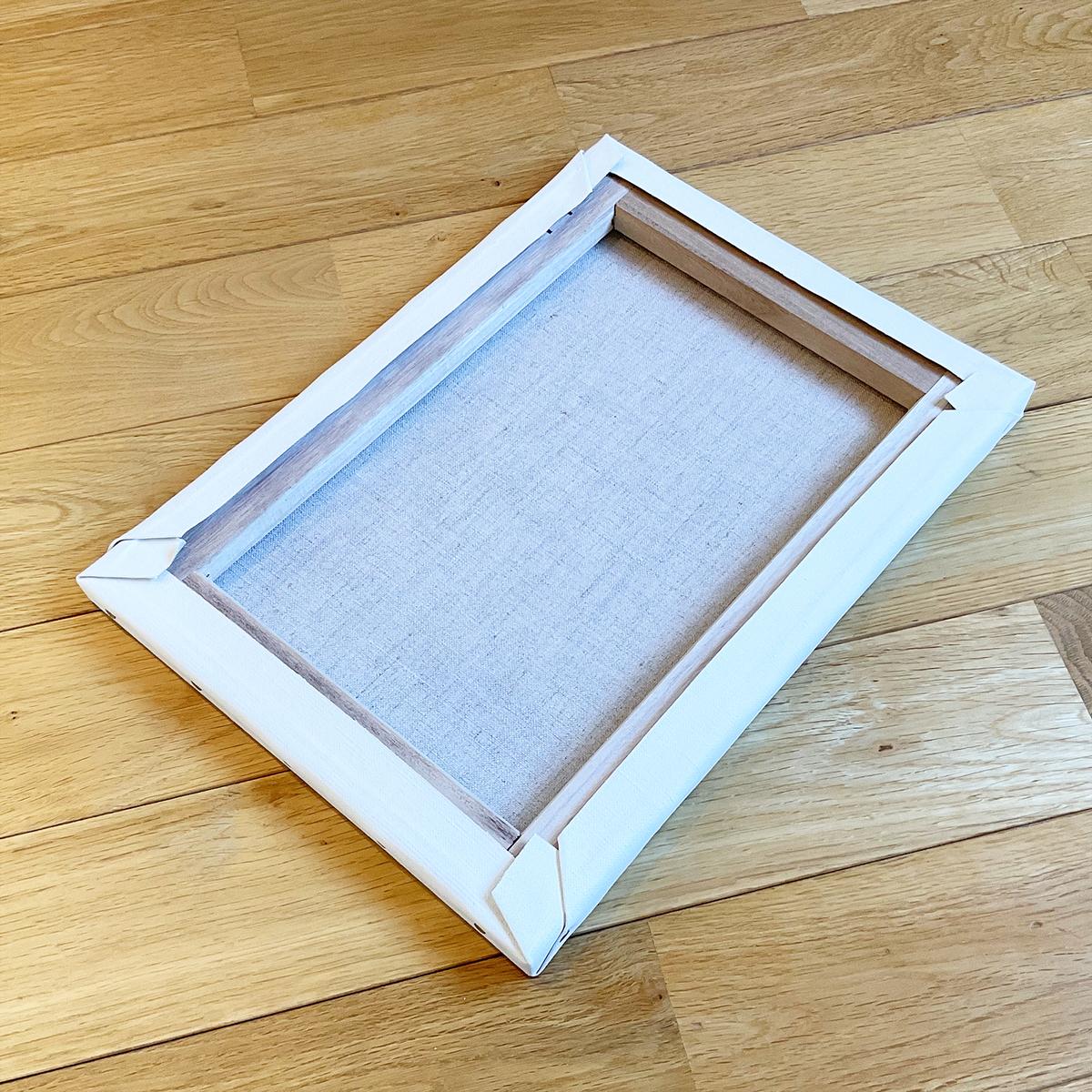 湘南・茅ヶ崎で描く、海を感じるイラストアート 『 湘南ランドスケープ07：夕焼け、光の道 』　キャンバスアートパネル（中） /絵画 風景 犬 猫