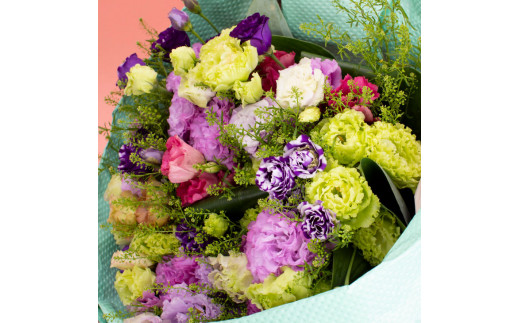 【CF-R5cbs】JJM006　《先行予約》芸西村特産 トルコギキョウ花束（約20本程度の花束）