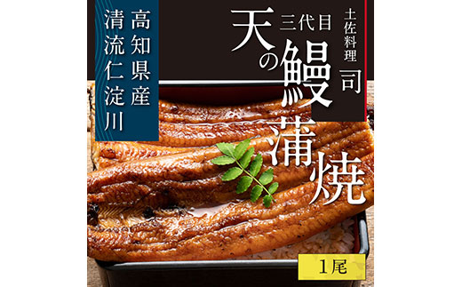 [CF-R5cbs]TRT001 “土佐料理司"三代目天の鰻蒲焼1尾セット/「仁淀川」水系の地下水使用 完全無投薬養殖 国産・高知県産[高知市共通返礼品]うなぎ 真空パック (ウナギ・たれセット)