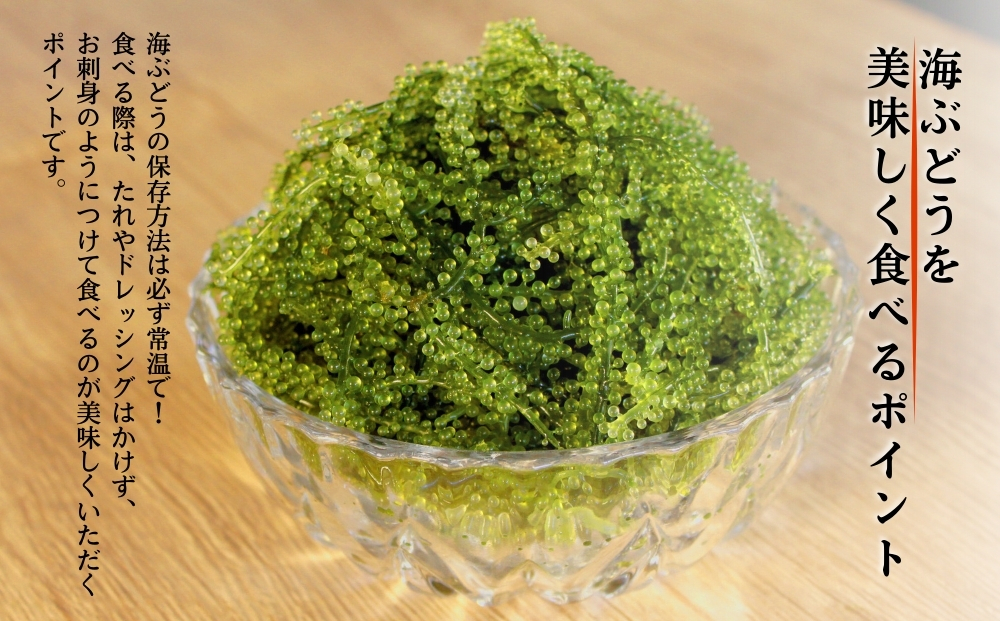 【うるま市産】訳あり海ぶどう　1kg（茎付き）