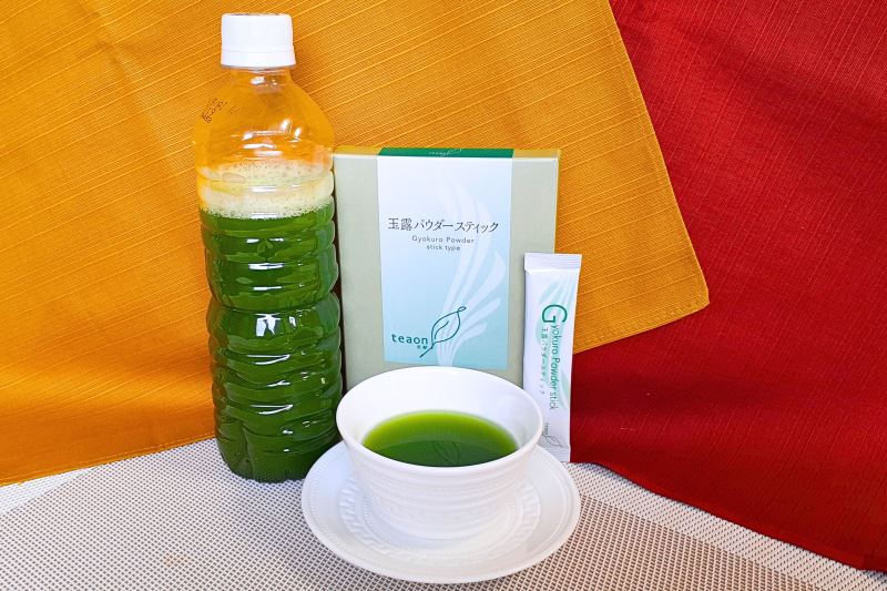 リーフティー、ティーバッグ、パウダー3種の玉露セット〈玉露 お茶 茶 煎茶 緑茶 リーフ 茶葉 ティーバッグ スティック セット〉