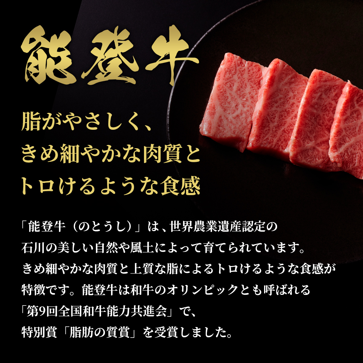 肉【和牛セレブ】能登牛　牛肩（ウデ） 焼肉 500g（200g+300g） 黒毛和牛 霜降り ギフト 石川県 能美市