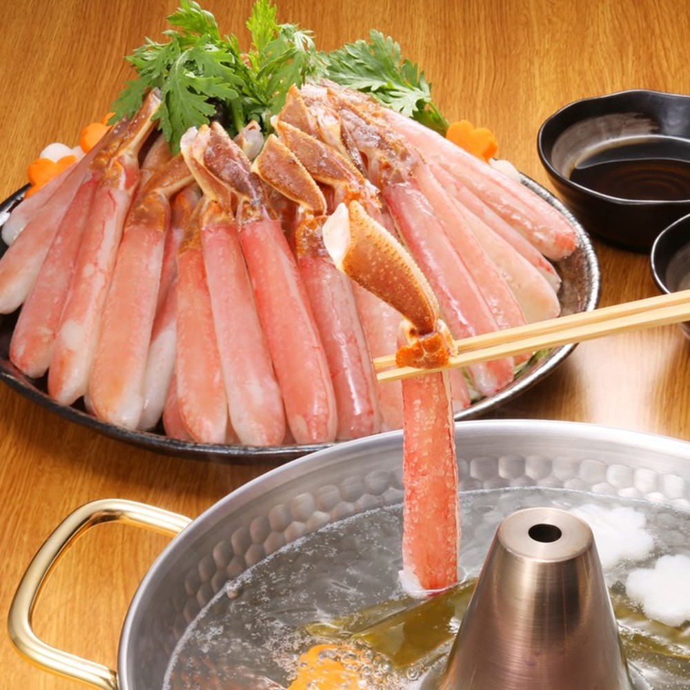 52-8 【年内配送12月15日入金まで】【厳選部位のみ】本ズワイガニしゃぶしゃぶ【大】(たっぷり2kg)｜ 生食可 お刺身 within2025