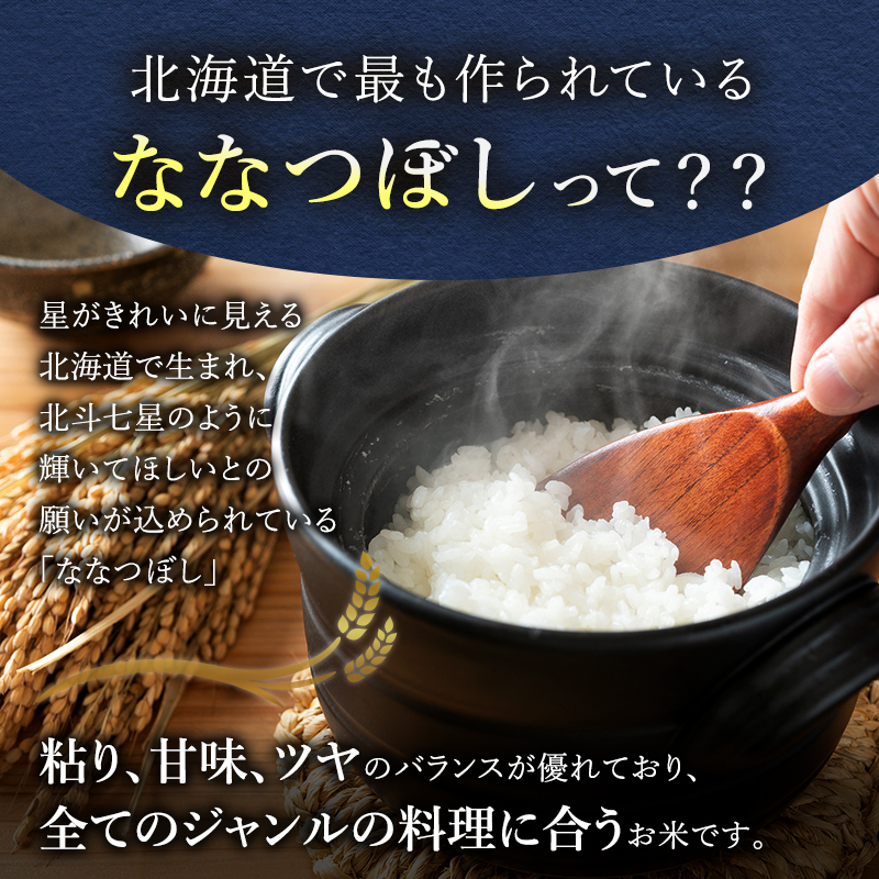 【2025年産米】6ヵ月 定期便 銀山米研究会のお米＜ななつぼし＞2kg（2kg×1袋） ご飯 ライス 白米 和食 炭水化物 主食 おにぎり お弁当 銘柄米 ブランド米 産地直送 [株式会社 松原米穀]