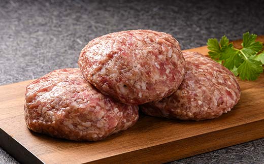 富山県産 牛50％ 豚50％ 合挽ハンバーグ 8個セット カシワファーム 和牛 牛肉 おかず 惣菜 時短 冷凍 富山県 立山町 お歳暮 お中元 F6T-553