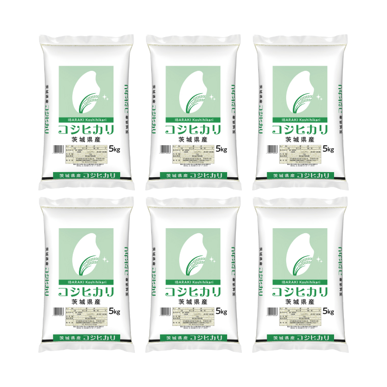 超便利【3ヶ月定期便】計30kg 　令和7年産 茨城県産 コシヒカリ10kg×3回分【お米 コメ こめ こしひかり】(AL160)