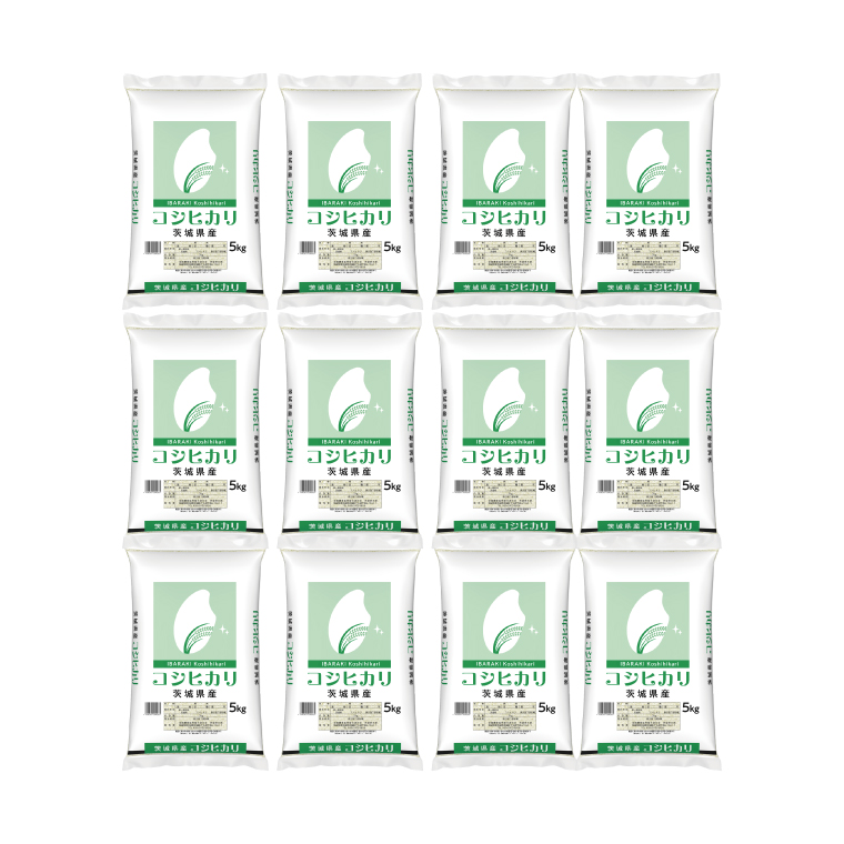 超便利【6ヶ月定期便】計60kg 　令和7年産 茨城県産 コシヒカリ10kg×6回分【お米 コメ こめ こしひかり】(AL262)