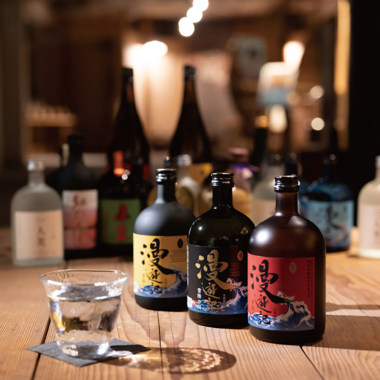 【茨城県共通返礼品/水戸市】漫遊記 芋焼酎３種 飲み比べセット （芋、干し芋、焼き芋）【本格 昔ながら 香ばしい お酒】(CO103)