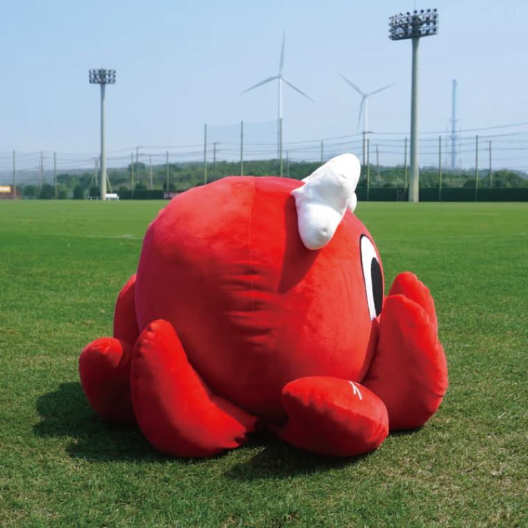 しかたこ特大ぬいぐるみ【鹿島アントラーズ グッズ サッカー エフシー ぬいぐるみ アイテム  茨城県 鹿嶋市】（KH-59）