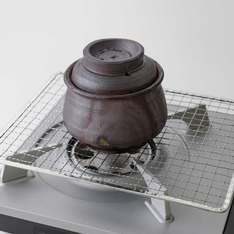 ルビーレッド　耐火性備前焼1合どんぶり（レンジ専用・食洗機可）