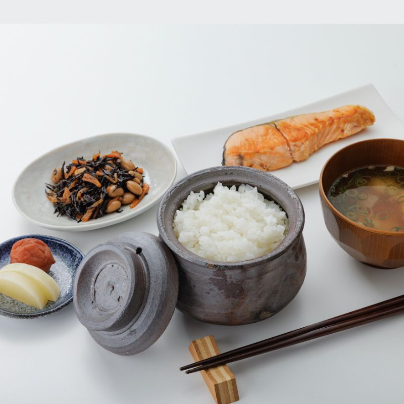 ルビーレッド　耐火性備前焼2合どんぶり（レンジ専用・食洗機可）