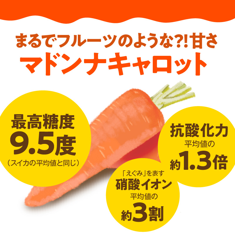 愛知県碧南市のふるさと納税 ＜フジテレビ『どっちのふるさと？』で紹介されました！＞ 訳あり 冬期限定 にんじん マドンナキャロット 容量 3kg 先行予約 国産 甘い フルーツのような味わい お子様にもおすすめ 栄養 神重農産 野菜 愛知県 碧南市 送料無料 H105-155