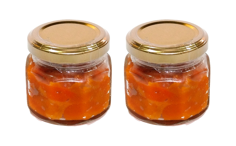 北海道礼文島産 一夜漬け純粒うに（えぞばふんうに）50g×2本