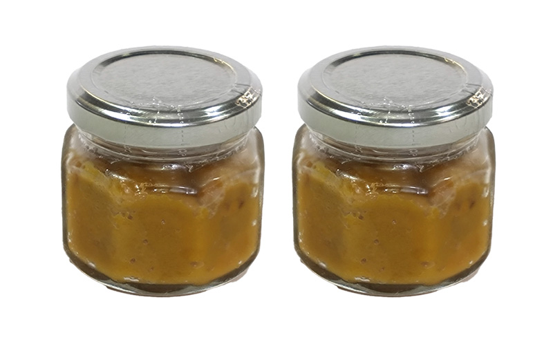 北海道礼文島産 一夜漬け純粒うに（キタムラサキウニ）50g×2本