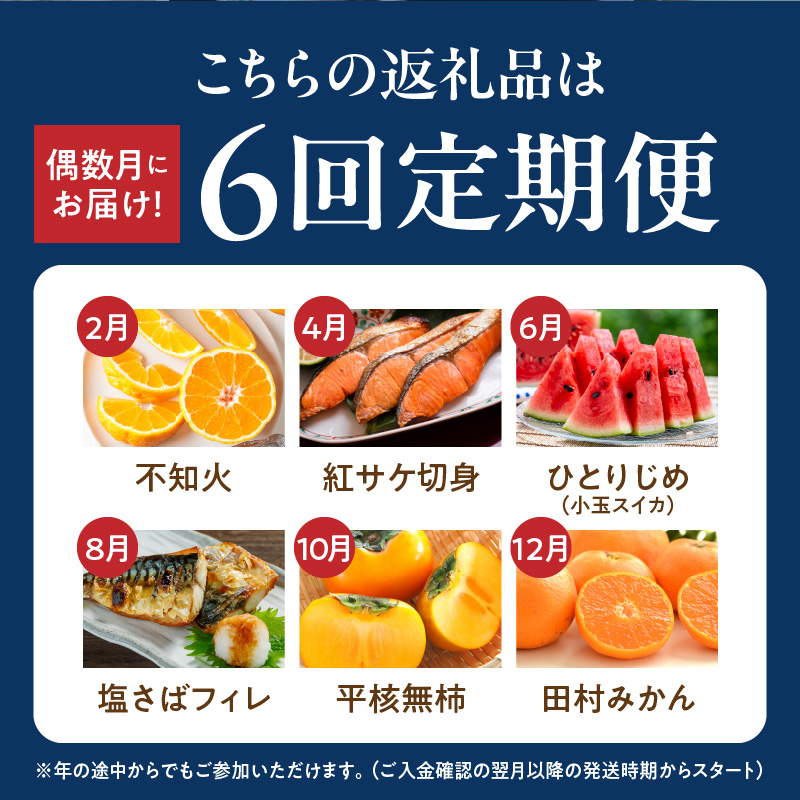 G60-T75_【定期便　偶数月6回】魚鶴商店堪能定期便