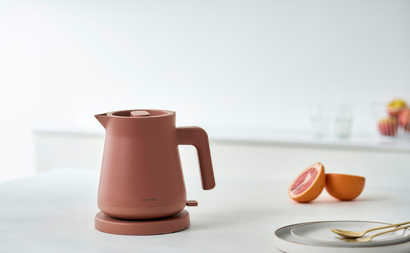 電気ケトルIBKT-800-Tテラコッタ アイリスオーヤマ 