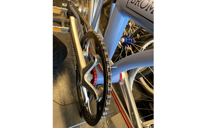 GOKISO BB ブロンプトン専用 (ブロンプトン純正スクエアクランク用) ナットカラー：マットワインレッド