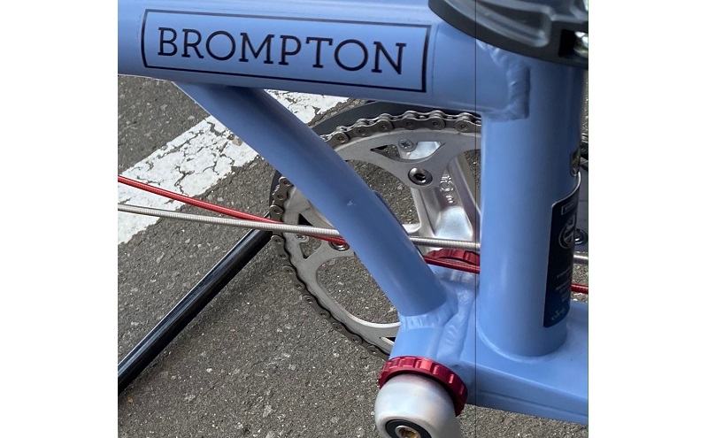 GOKISO BB ブロンプトン専用 (ブロンプトン純正スクエアクランク用) ナットカラー：マットワインレッド