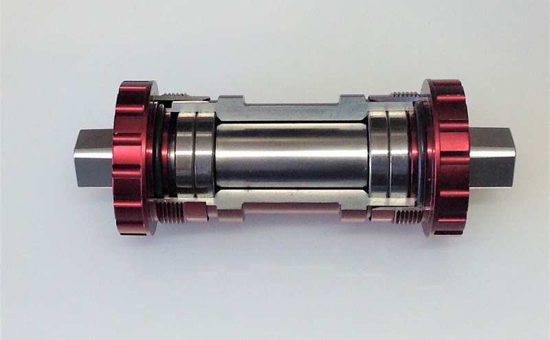 GOKISO BB ブロンプトン専用 (ブロンプトン純正スクエアクランク用) ナットカラー：マットブラック