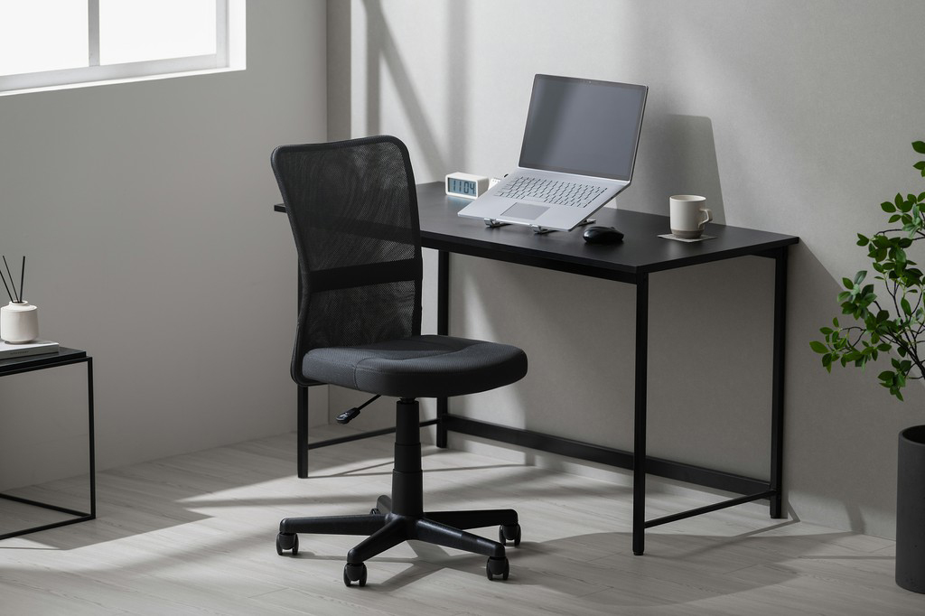 オフィスチェア 椅子 メッシュバックチェア OFC-MBR ブラック アイリスオーヤマ メッシュ チェア イス デスクワーク テレワーク