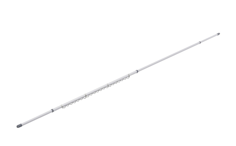 物干し竿 4m アルミ 分割できるアルミ物干し竿４Ｍ（ハンガー掛付き） AL-400CH アイリスオーヤマ 伸縮物干し竿 ものほし 組立簡単 屋外 ベランダ物干し 室内 物干し 花粉