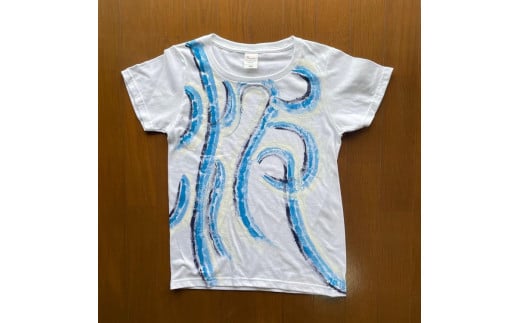 熊谷雲炎によるワークショップ（古代文字をTシャツに書く体験）書道 筆 体験 茨城県 守谷市