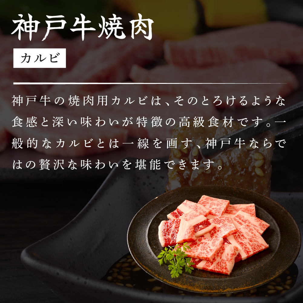 期間限定寄附額 神戸牛 サーロインステーキ 焼肉カルビ お試しセット 800g 牛肉