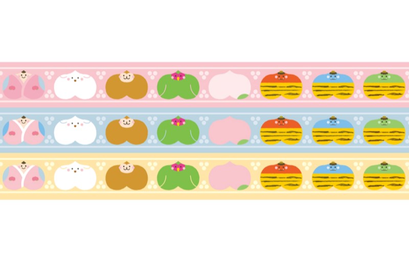 ももももたろうマスキングテープ3色セット マスキングテープ マステ セット ももたろう 桃太郎 岡山 高梁市