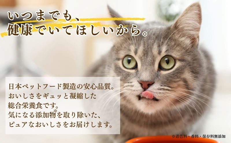 《ペットフード》日本ペットフード コンボ ピュアキャットドライ まぐろ味・角切りまぐろ・かつお節添え200g(100g×2袋入)×12袋(ケース)